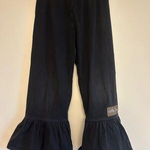 Matilda Jane Charcoal Ruffle Pants for Kids